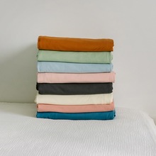 A类婴儿级裸睡针织棉单品床笠天竺棉枕套床单纯棉被罩被单纯棉1.8