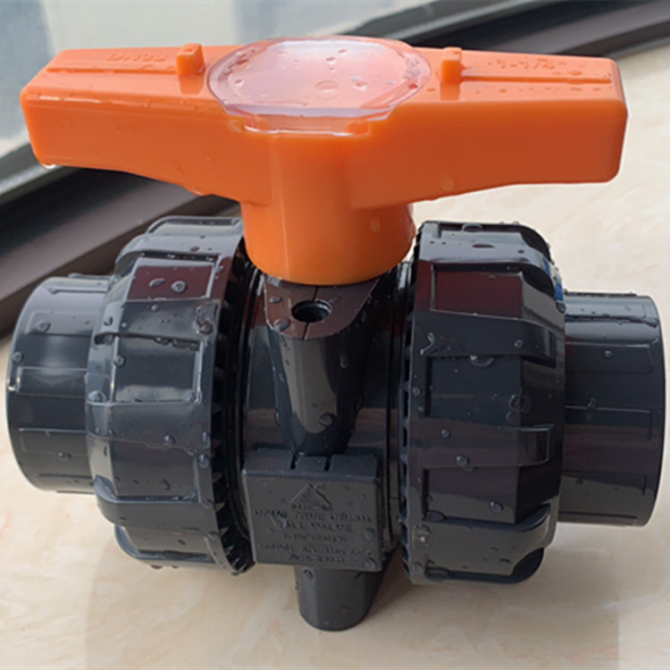 台湾sanking三厘pvc upvc双活接球阀 双由令球阀 开关 阀门 球阀