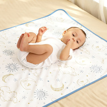 儿童针织棉印花隔尿垫宝宝尿布垫婴儿护理垫生理期小床单可洗垫子