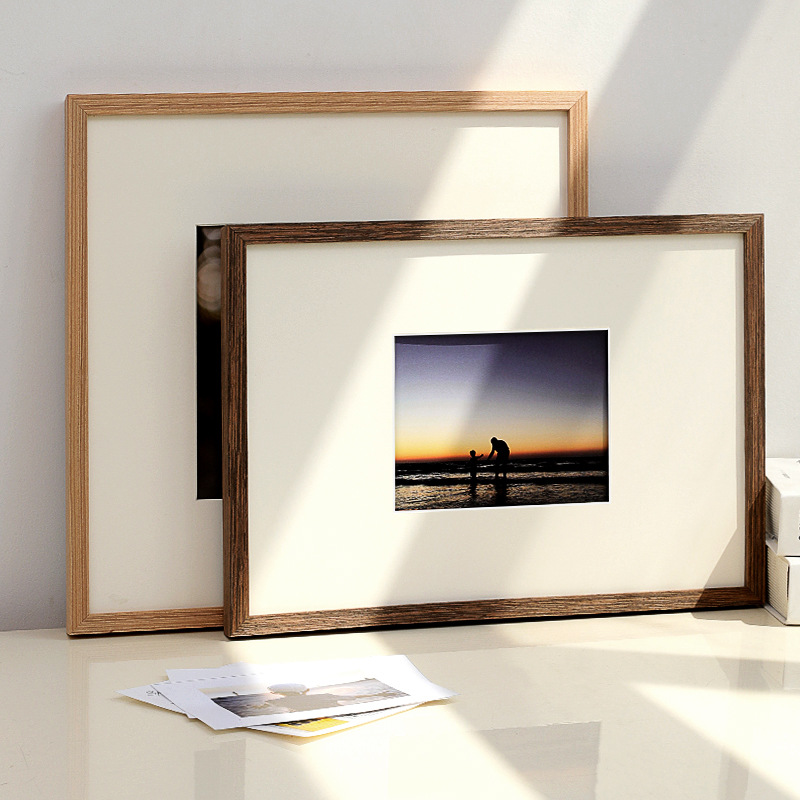 相框挂墙订作做相册外框架a4证书框摆台木质24寸8开k装裱画框