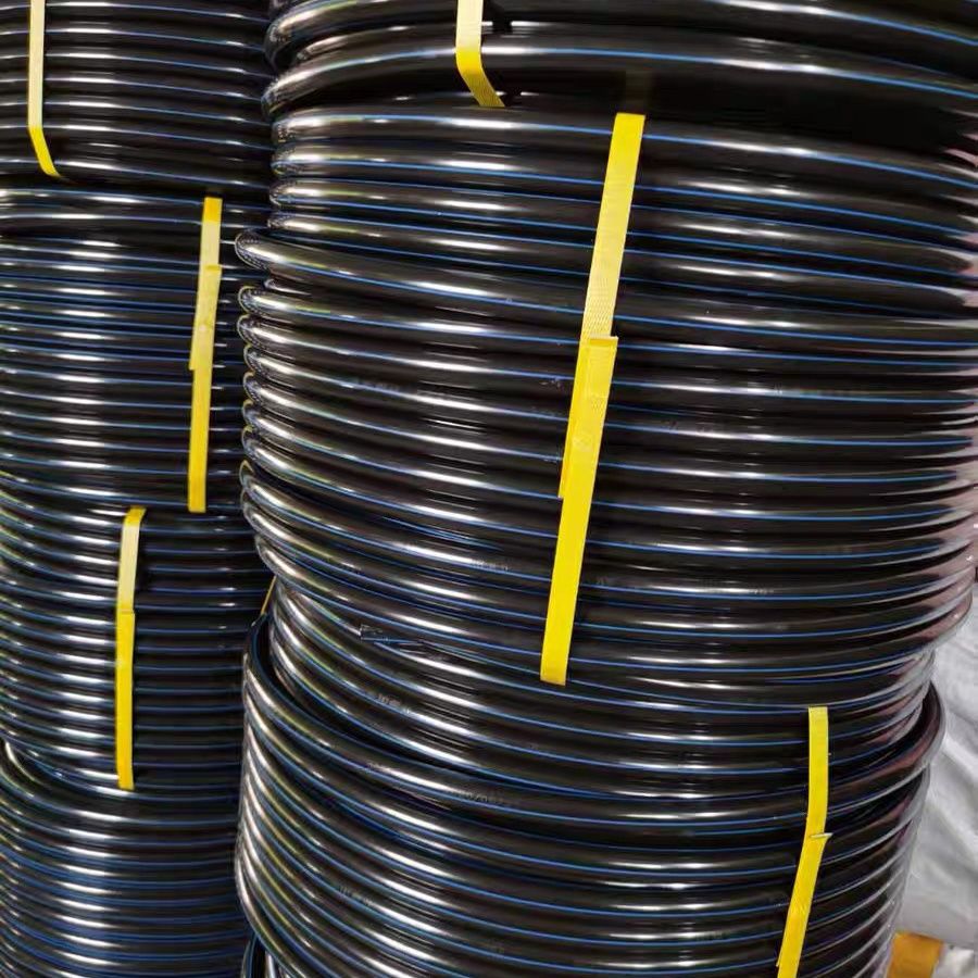 厂家批发自来水管黑硬管农用水管滴灌管灌溉园艺穿线管养殖加厚批