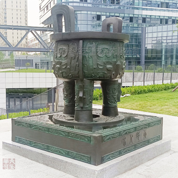 铜鼎 铜鼎摆件礼品 铜鼎摆件 铜鼎 铜鼎 三足鼎 鼎摆件 大型铜鼎