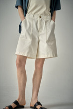 23年春季新款韩国设计小众系列facade复古口袋五分裤女牛仔休闲裤