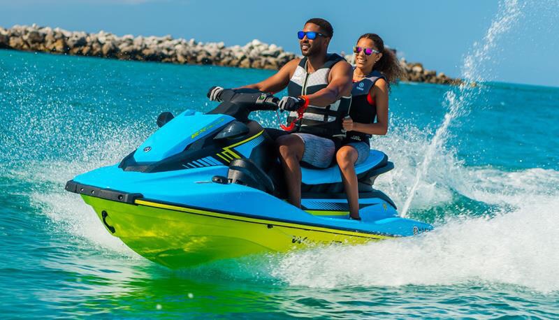 【新款】2023雅马哈水上摩托艇ex del入门款,带刹车倒档超酷配色