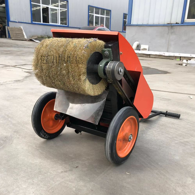 电动款钢丝刷款除锈机 彩钢瓦除锈机 工字钢槽钢钢板除锈抛光机