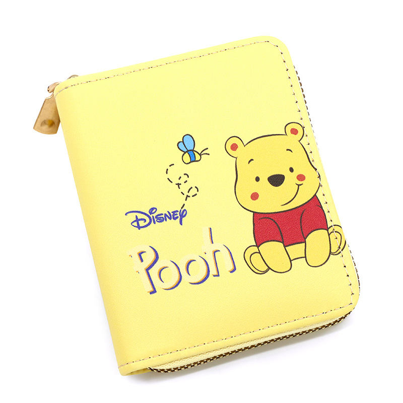 Mini Cartoon Wallet Danny Bear Coin Purse Student Card Holder Coin Purse Two-in-One Carry-on