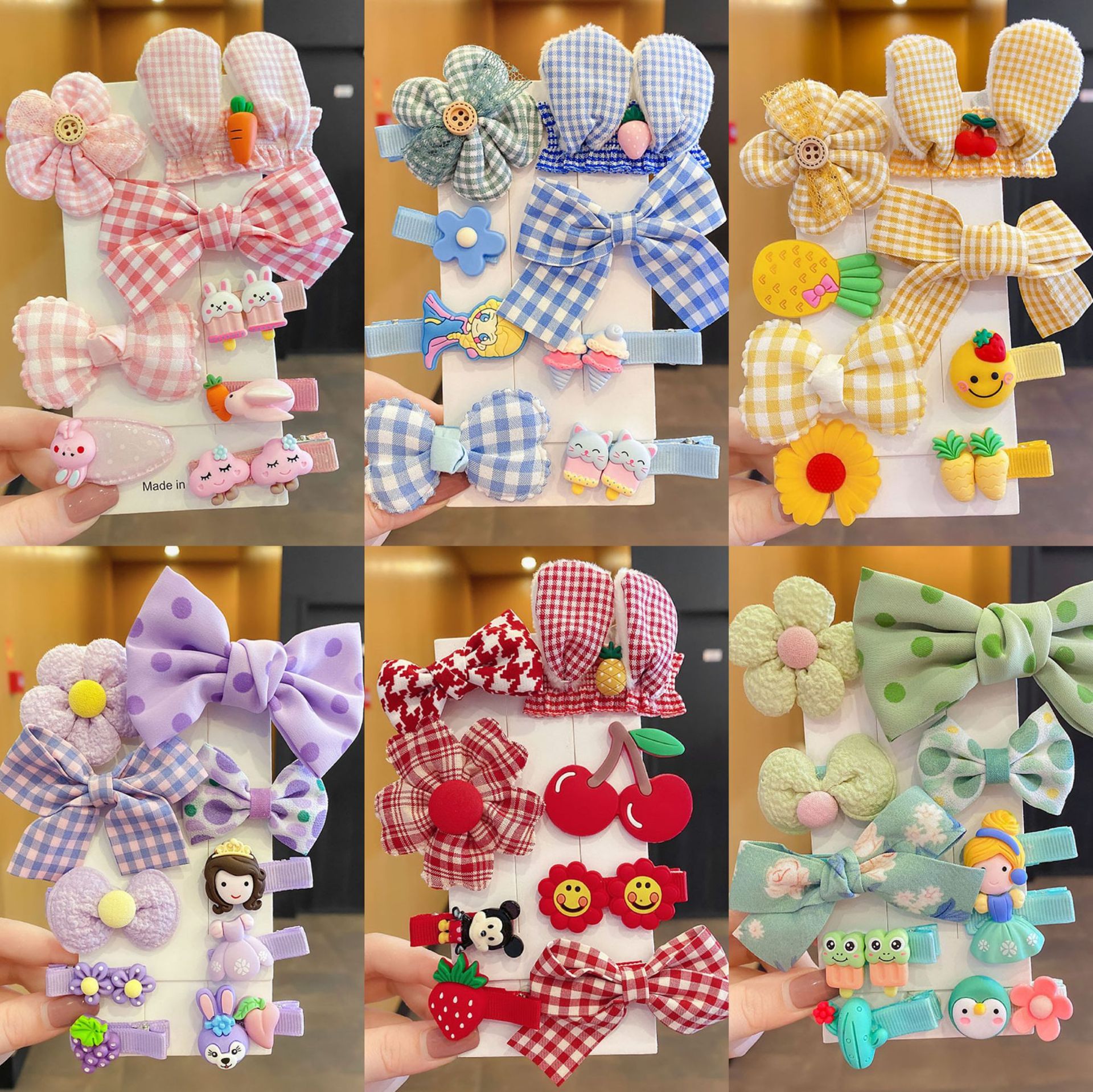 儿童编发发箍碎发神器花朵女童不伤发发卡头箍网红发夹头饰女可爱