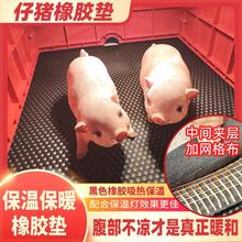 仔猪保温垫小猪保温箱橡胶垫电热板替代品配合取暖灯吸热保暖黑色