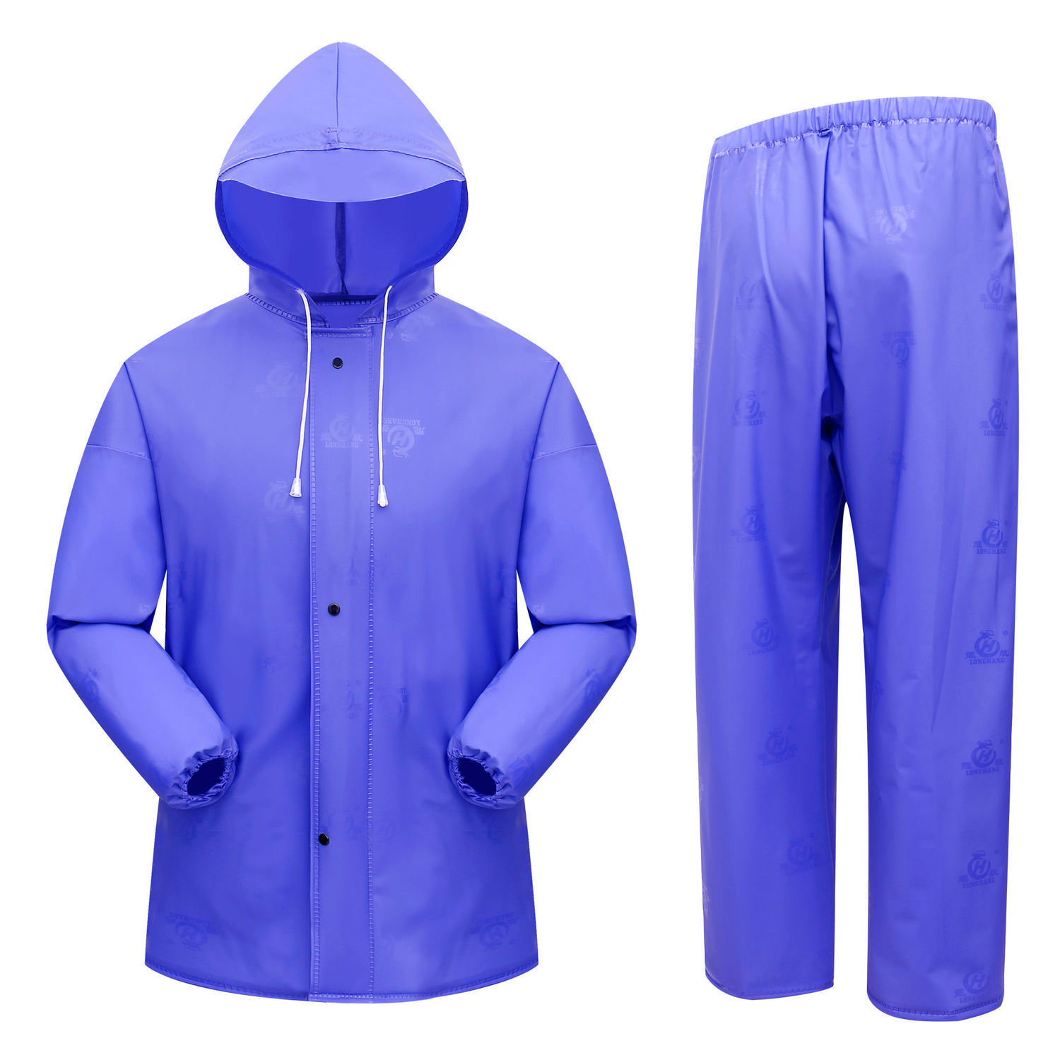 分体牛津雨衣成年人雨衣雨裤套装女士单人干活骑行防暴雨全身男款