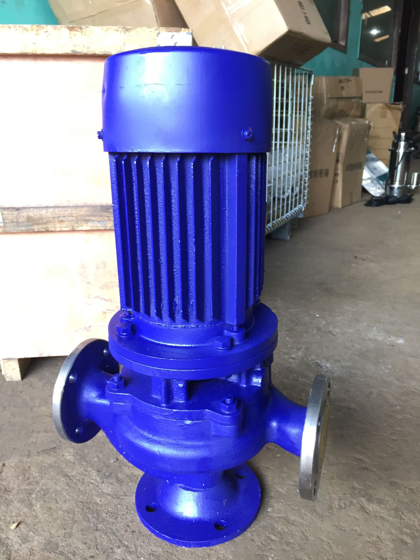 gw立式管道排污泵 无堵塞排污管道泵废水排放离心泵 管道污水泵