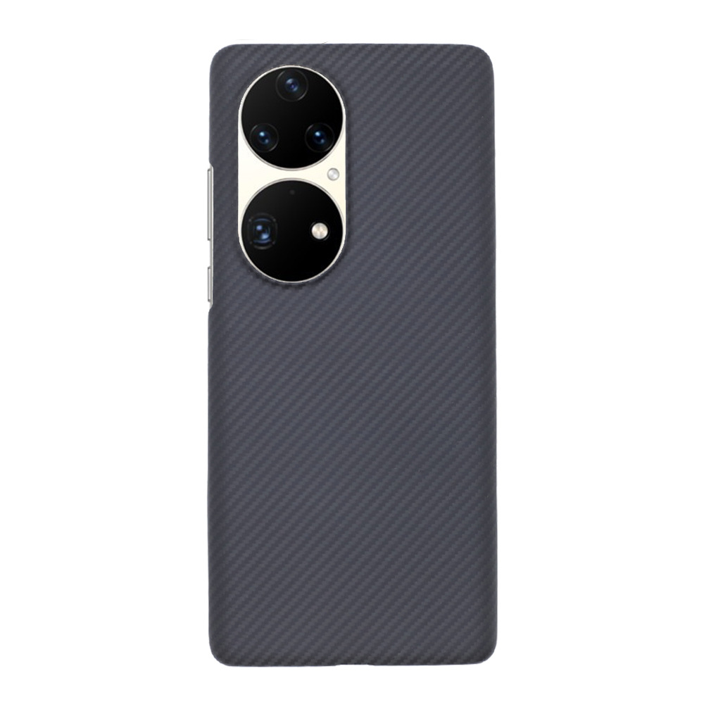 适用于华为p50pro手机壳600d稀缺细纹碳纤维凯夫拉芳纶超薄商务偏