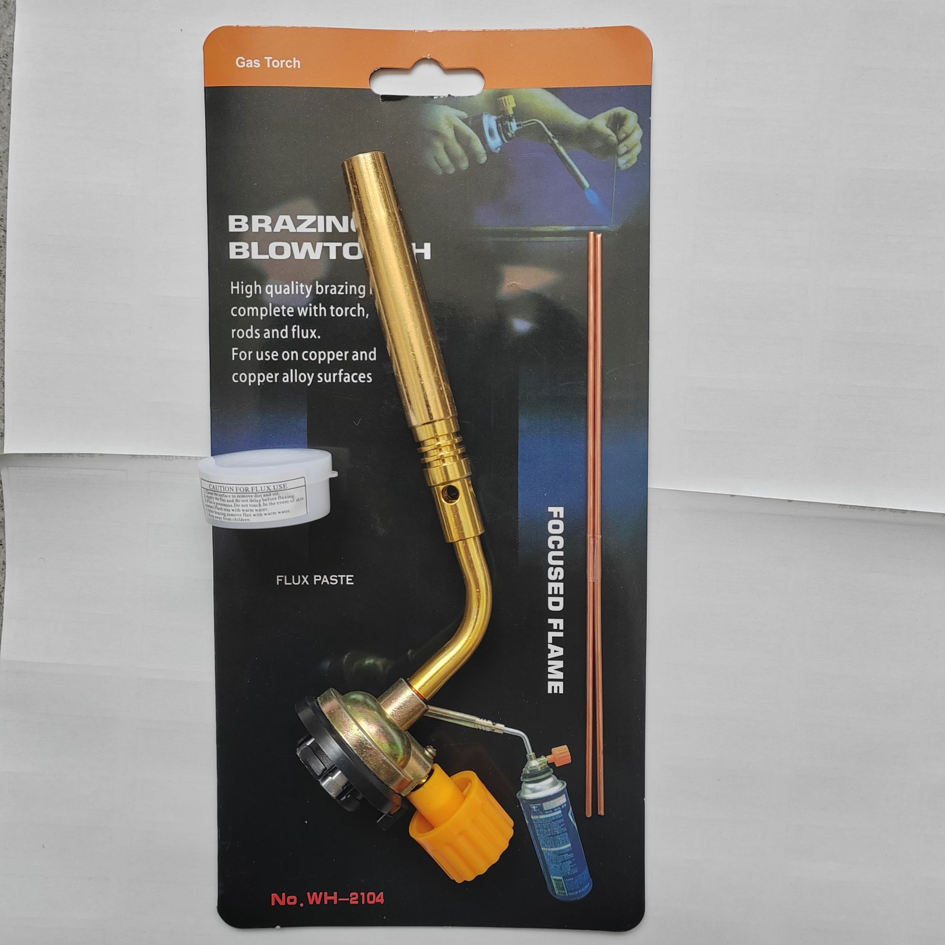 2104喷火枪便携卡式气罐烧猪毛烘培火焰点火器喷灯丁烷气焊喷枪头