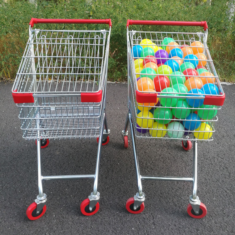 超市购物车商场手推车网球训练家用买菜带盖车物业商场购物手中国