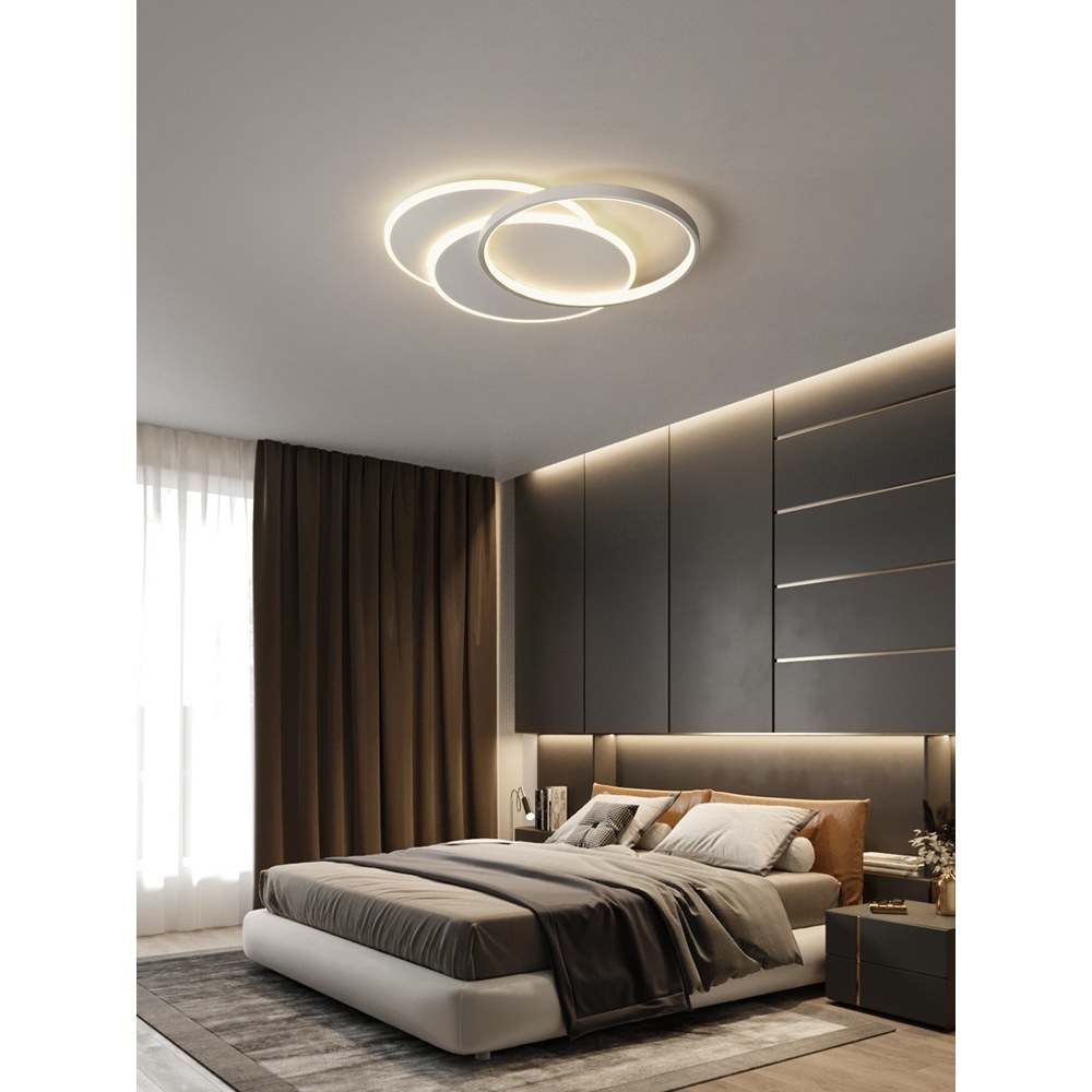 卧室灯现代简约大气家用房间吸顶灯北欧设计师创意led主卧灯具