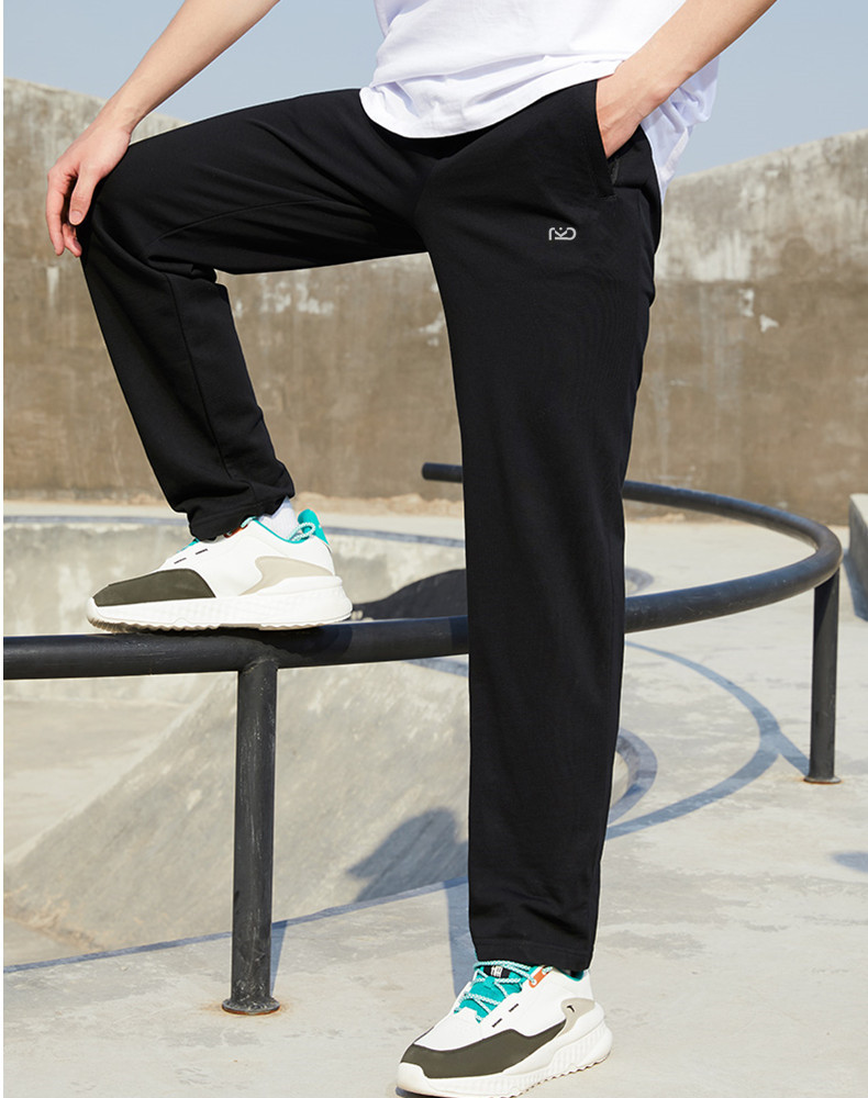 春秋季潮流裤子男青年休闲裤男士松紧带运动裤宽松卫裤男装长裤