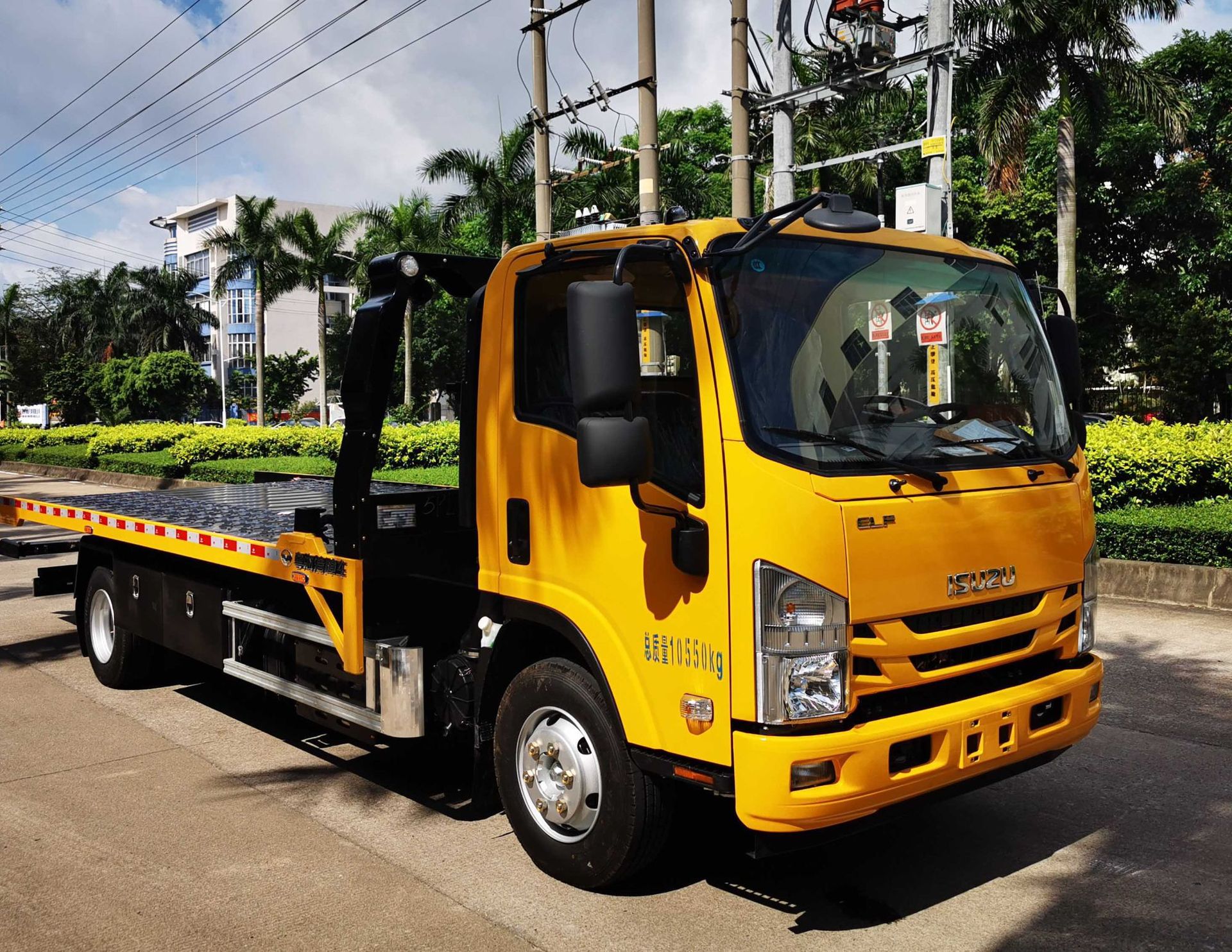粤海中轻型清障车yh5110tqz026p道路车辆清障五十铃国六拖车