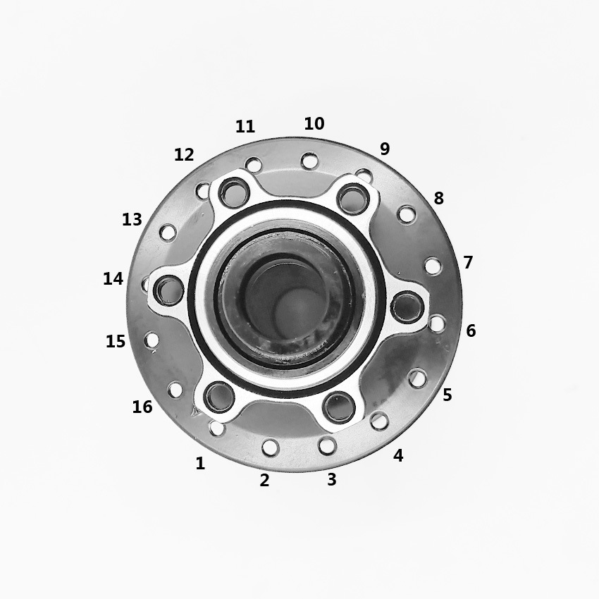 novatec久裕花鼓shaftd041sb/d042sb山地自行车mtb4培林碟刹32孔