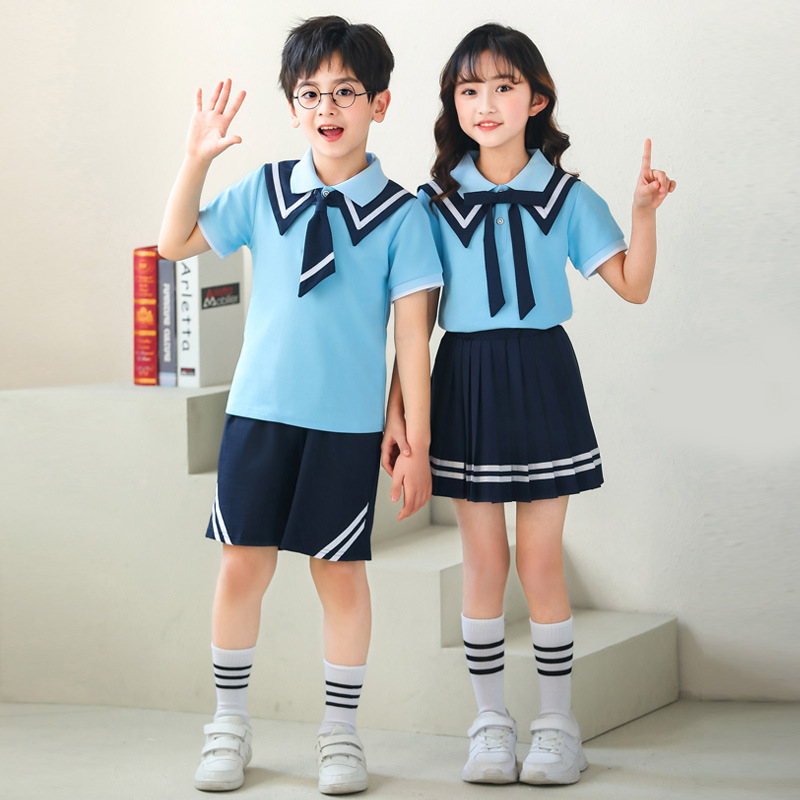儿童校服英伦风套装小学生班服夏装幼儿园园服毕业服装六一表演服