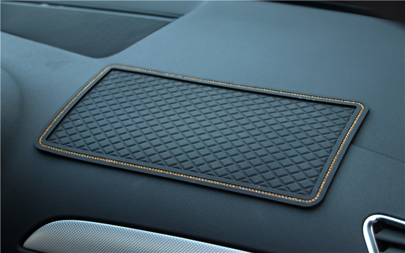 菱格汽车防滑垫车用小方格置物垫车载摆件止滑垫仪表台垫加厚
