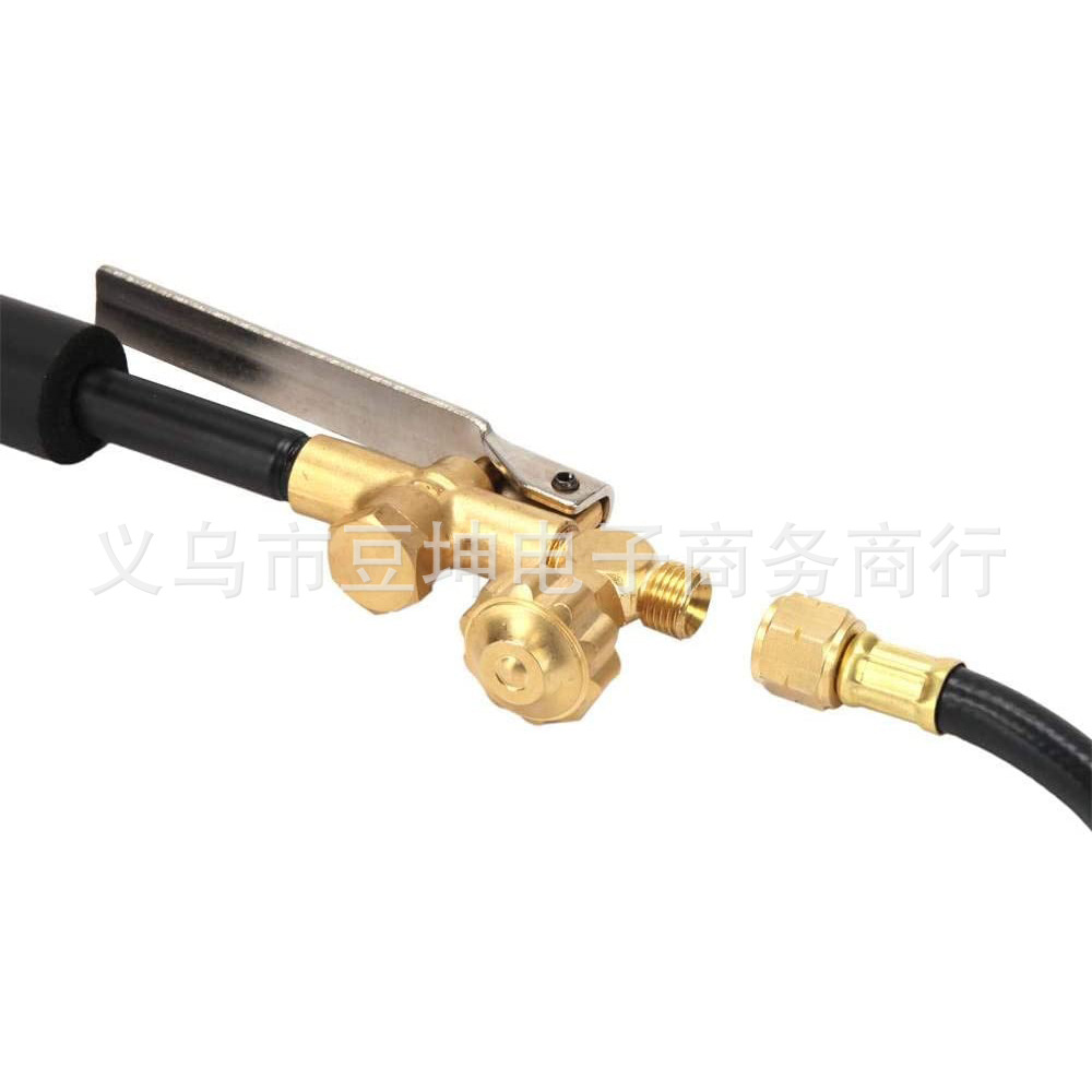 High Power Heating Torch Flame Gun Road Trimming Weeding Gun BBQ American Straight Handle Grass-Burning Gun Grass-Burning Machine