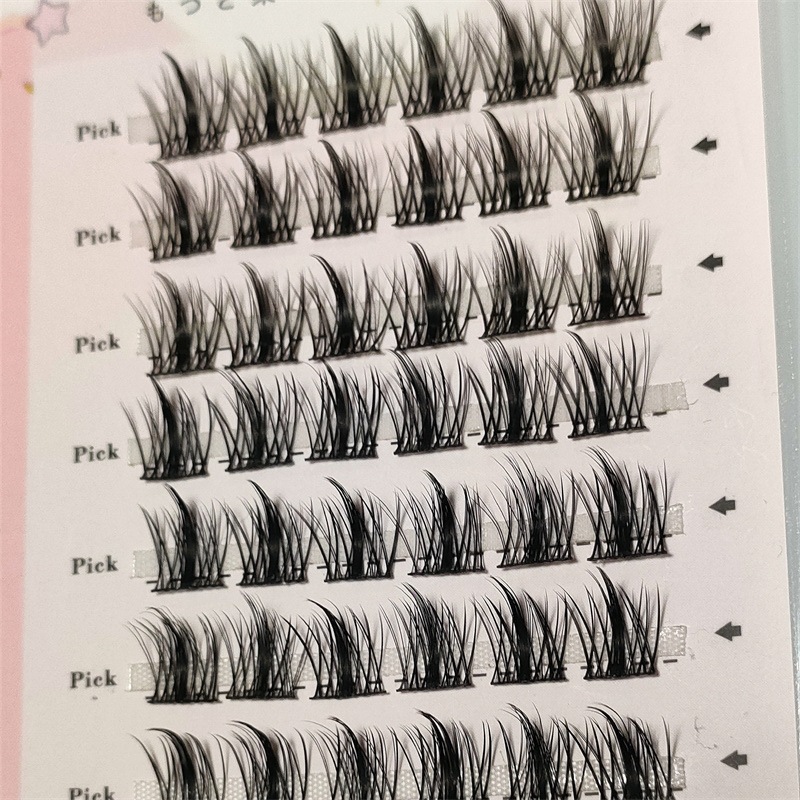 High-Profile Figure Lazy Trilogy False Eyelashes Natural Segmented Little Devil Eyelash Barbie Cartoon Eyelashes