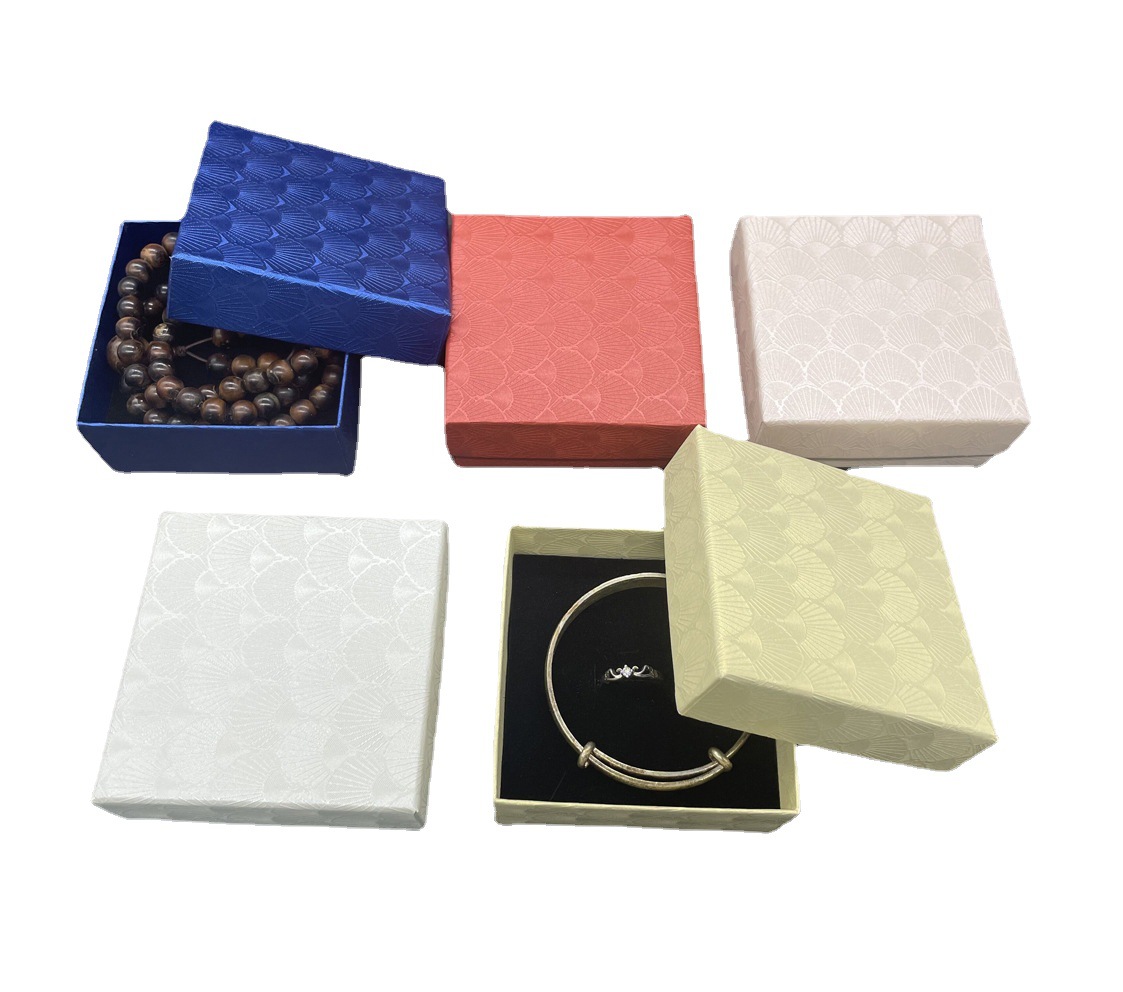 贝壳纹首饰盒手链盒手镯盒佛珠盒流行饰品包装 厂家直销