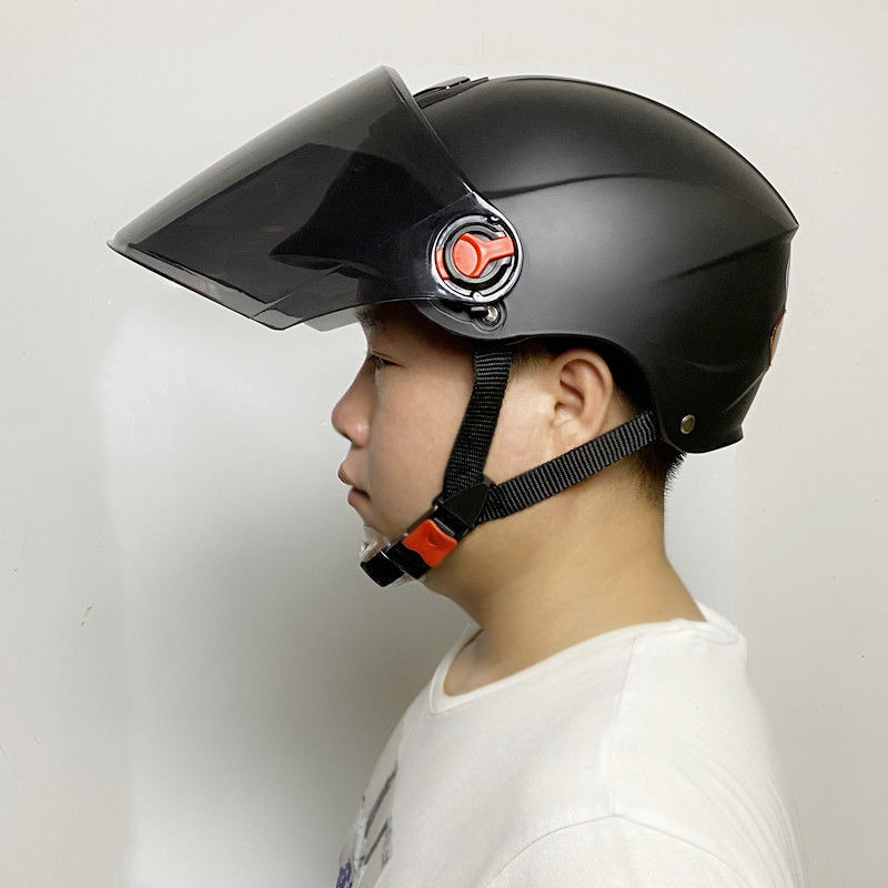 防晒头盔大号头盔男加大码电动电瓶车夏季防晒四季通用半盔4xl大