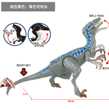 金美达按压关节可动对战咬合恐龙玩具霸王龙翼龙动物模型男礼物盒