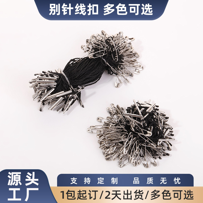 factory wholesale black tag line metal silver clothing pin shoes and hats luggage accessories interspersed tag line