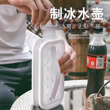 冰球冰块模具水壶冰格杯家用球形硅胶储冰盒冰箱冻冰袋壶制冰神器