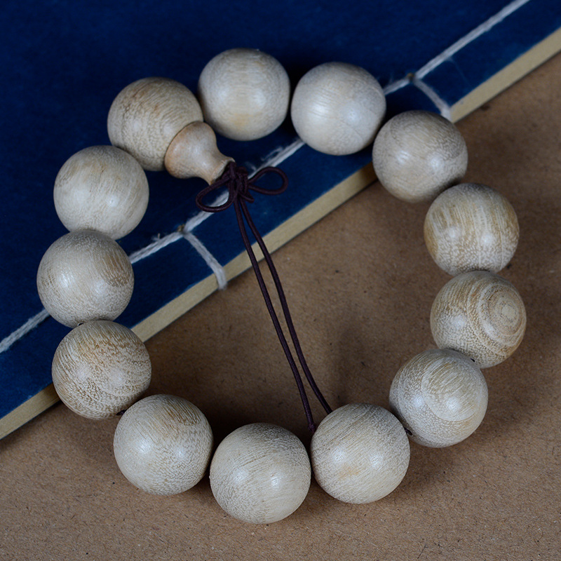 Log Primary Color Camphor Wood Beads 2.0 Bracelet Crafts 108 Pieces Beads Fragrance Pleasant Beads Jewelry