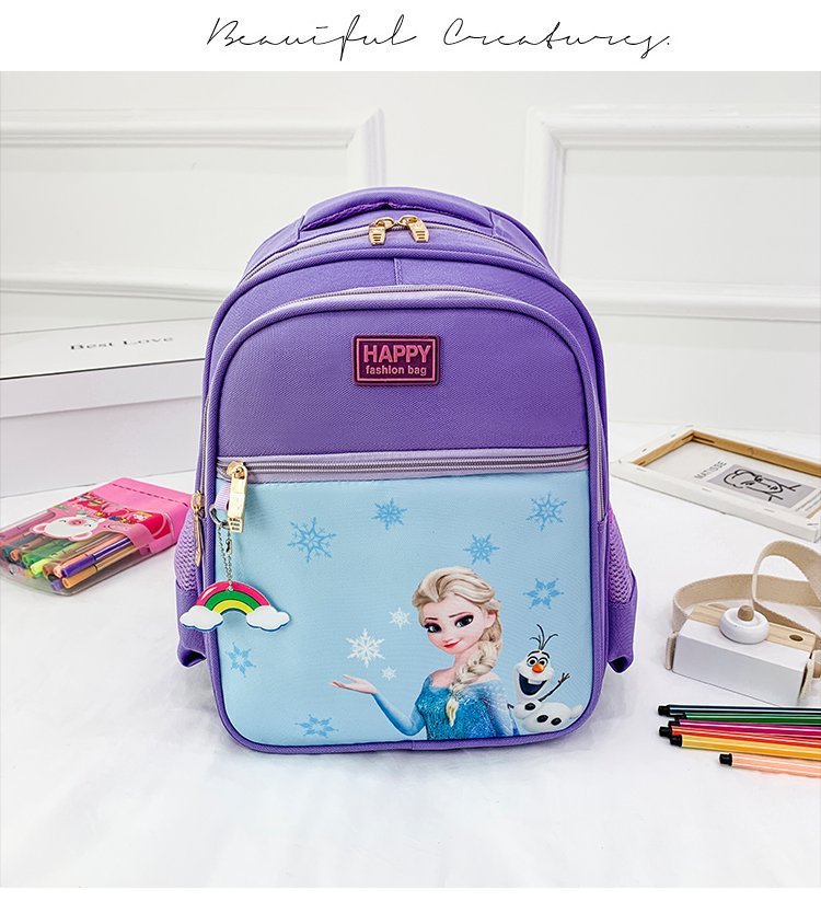 Large Capacity Burden Reduction Spine Protection School Bag Kindergarten Intermediate and Advanced Kindergarten Classes Schoolbag Oxford Cloth Tide New Cartoon Children's Bags