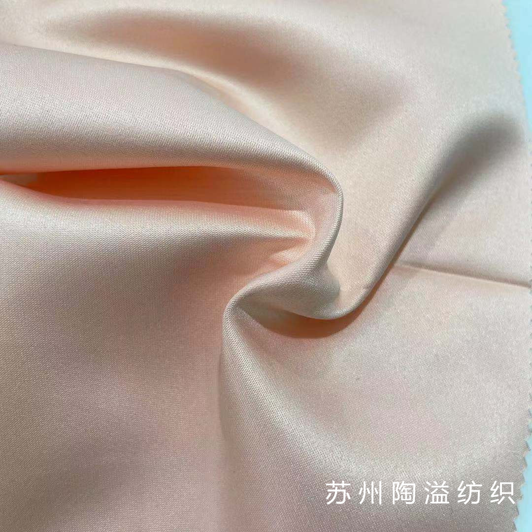 现货供应109色 75*150缎纹锦涤桃皮绒 运动服家居家纺沙滩裤面料
