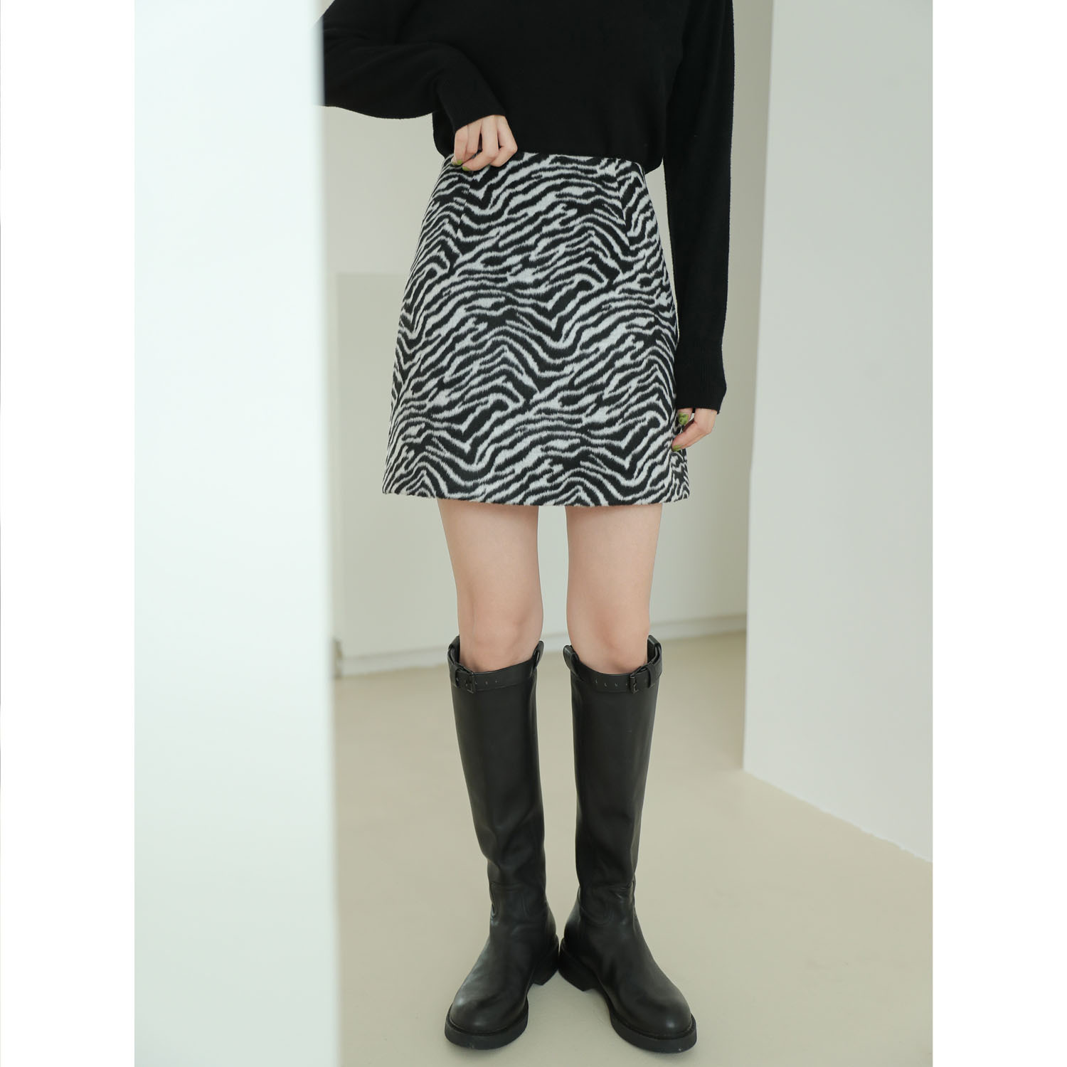 小斑马裙