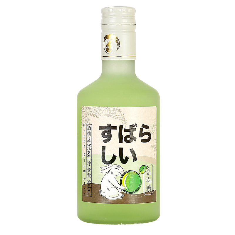 和风小酒系列青梅味果酒360ml小巧卡通可爱 女士低度酒 聚会必备