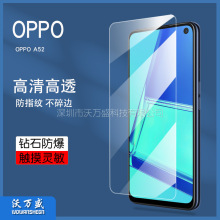 适用OPPO A91钢化膜a92s玻璃膜a12/a52满版ace2二强全屏贴膜Reno4