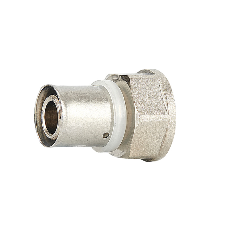 百战阀门铝塑管卡压式管件内丝直接防爆黄铜接头管件接头铜配件