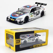 彩珀合金汽车模型1:24宝马DTM M4赛车赛道儿童玩具声光跑车三开门