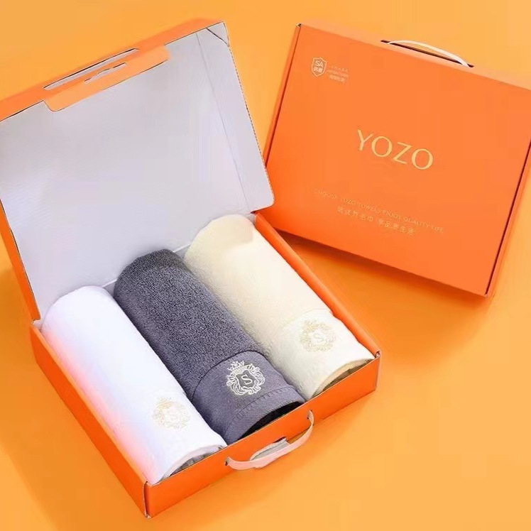 [Activity Gift] Youzhu Shijia Pure Cotton Towel Orange Gift Set Orange Store Opening Business Activity