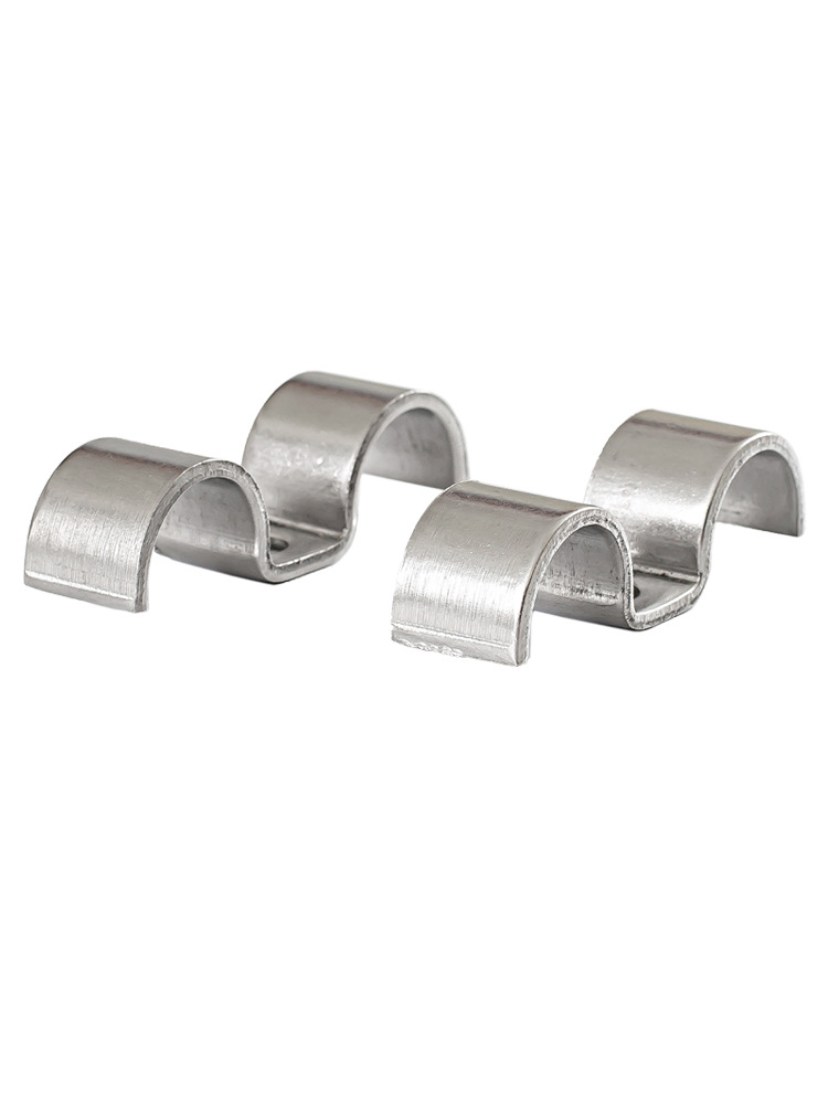 304不锈钢p型/m型单边/双边管卡单孔骑马卡仪表管卡单双管卡k01