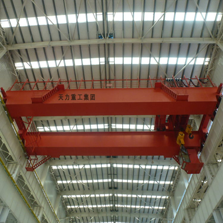 山东厂家双梁桥式起重机16t 20t 50t 吊钩双梁起重机 qd双梁行吊