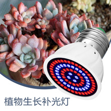 速卖通热销led植物灯杯2835红蓝光植物生长灯多肉育苗种植补光灯