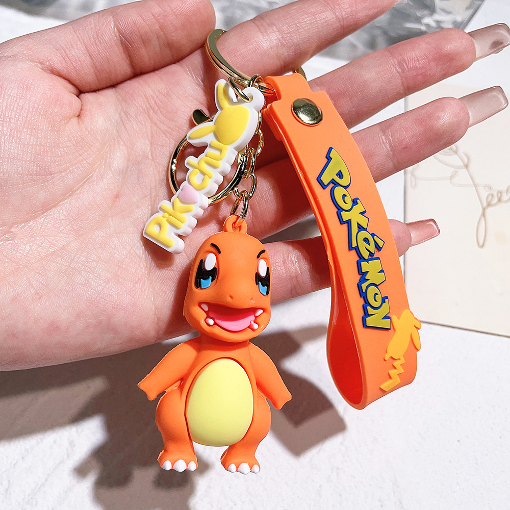 Pokémon Pokemon Keychain Pikachu Psyduck Pendants Decoration Figurine Doll Cartoon