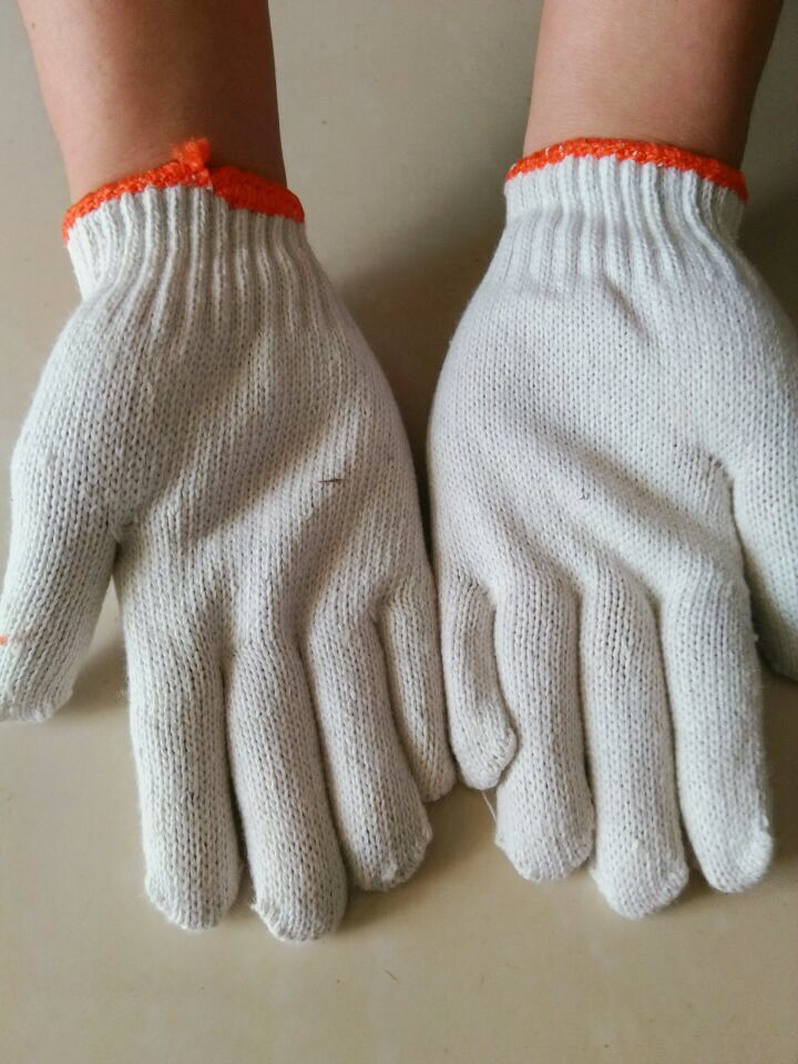 v3u2批发劳保加厚工作手套纯棉棉线修理工作干活棉纱白手套男批发