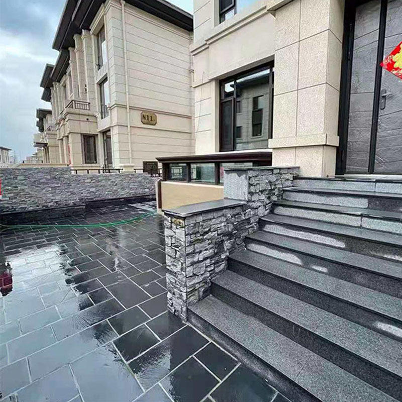 庭院青石板园林地铺石美丽乡村石材古道不规则碎拼板自然面仿古砖