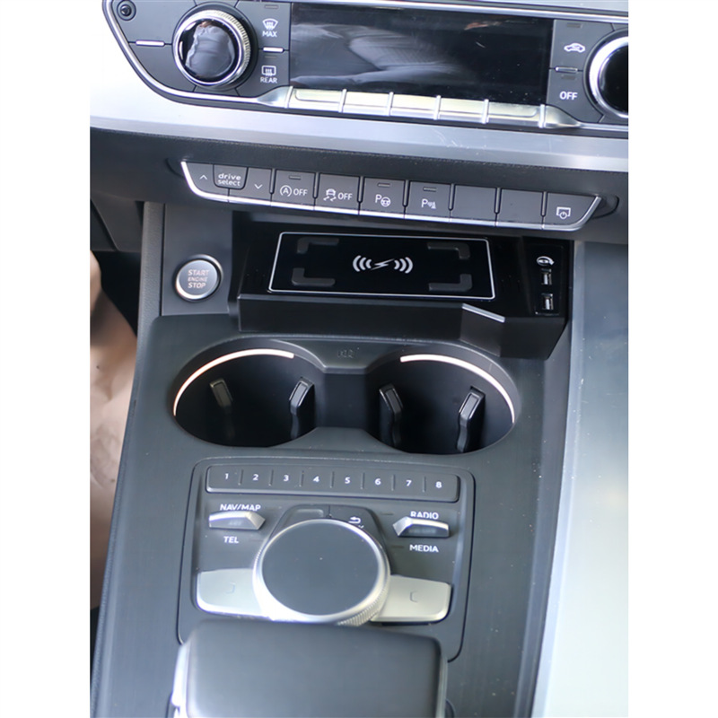 工厂18-22款奥迪q5l汽车无线充电器奥迪专车专用无线手机充电配件