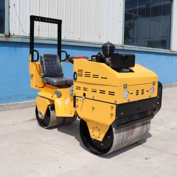 双钢轮1吨座驾压路机 沥青压实压路机微型 手扶小碾子-阿里巴巴