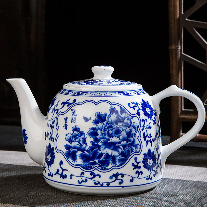 陶瓷茶壶大容量耐热景德镇泡茶壶凉水壶大号高温大茶杯大量批发