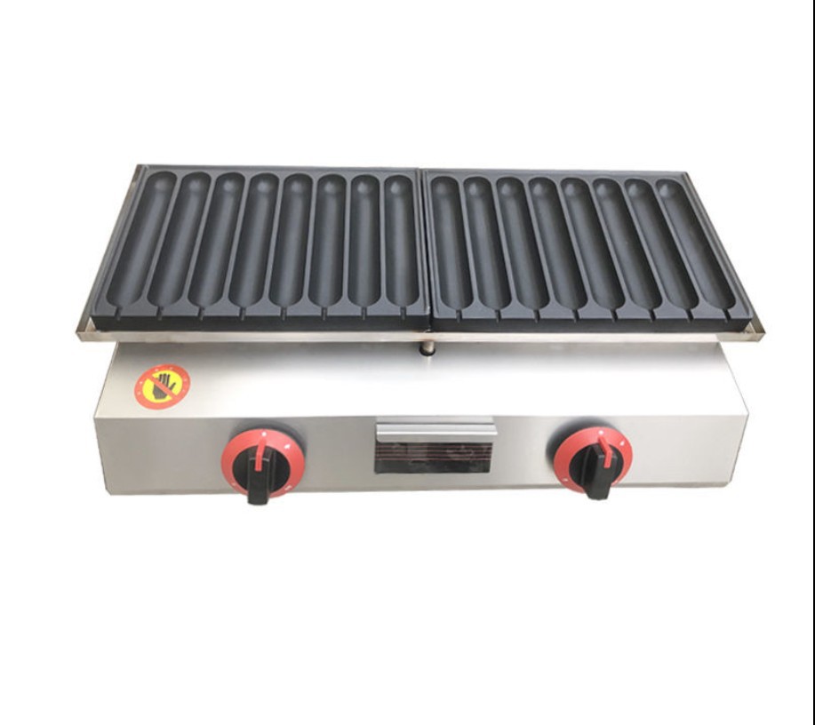 火爆的小本摆摊黄金脆皮烤肠机 折叠推车网红淀粉肠