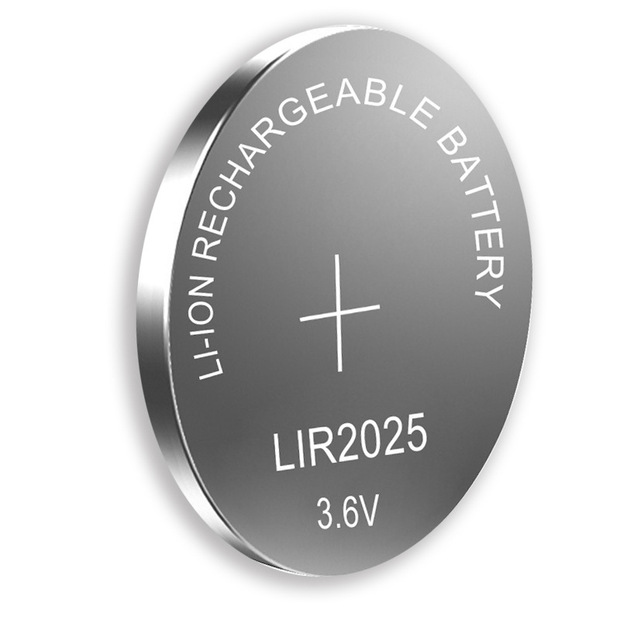 诺星lir2025扣式锂离子电池3.6v遥控器 智能穿戴可充电循环电池